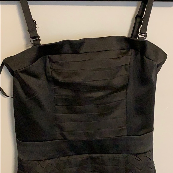 H&M size 6 Little Black satin Dress - Picture 2 of 4